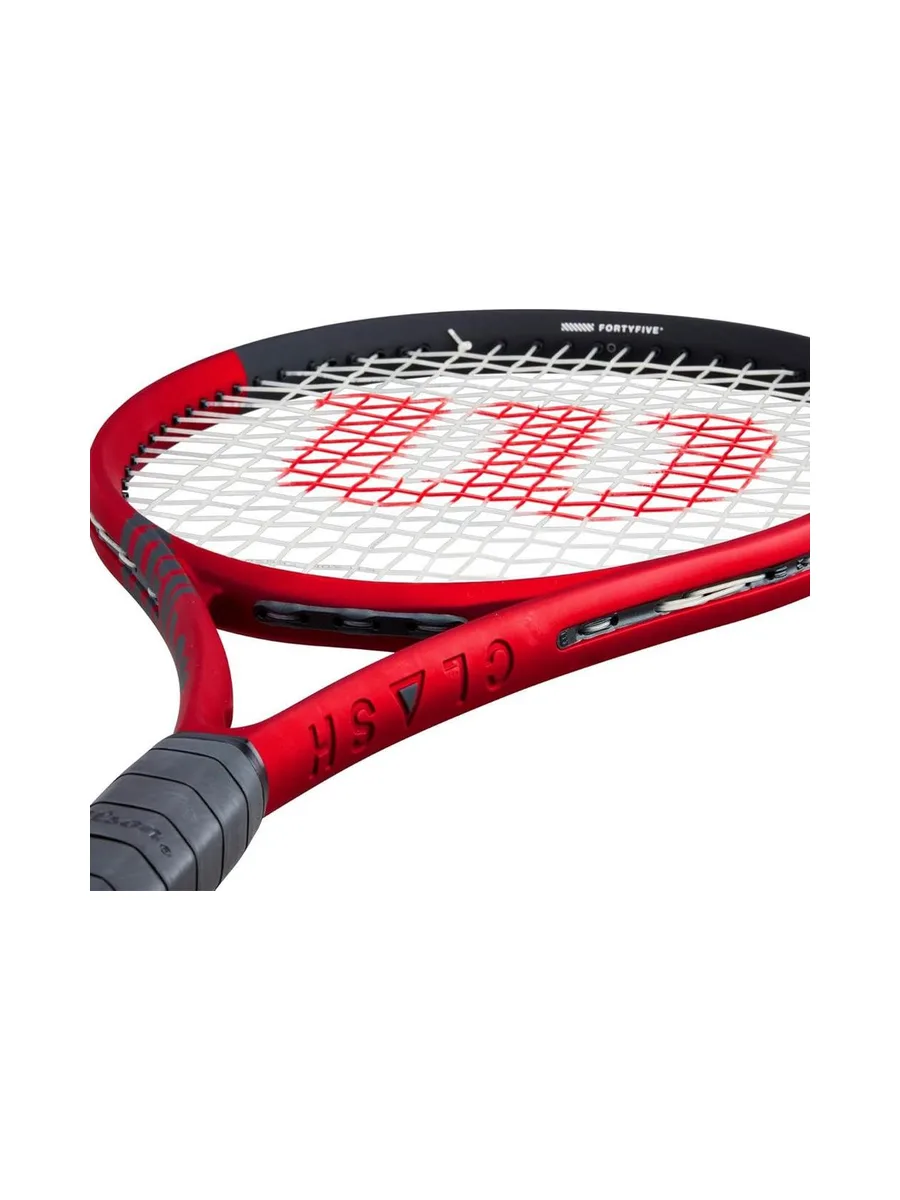 Raquette de tennis Noires/Rouges Mixte Wilson Clash 100 3