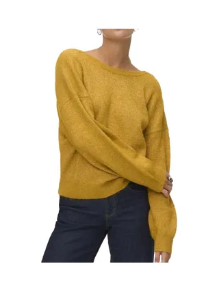 Pull Jaune Femme Vero Moda Mellie 1