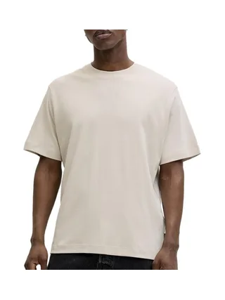 T-shirt Beige Homme Jack & Jones Neck 1