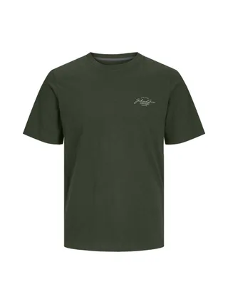 T-shirt Kaki Homme Jack & Jones Ferris 12287695 3