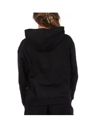 Sweat Noir Femme Puma Emboridery Comfo 2