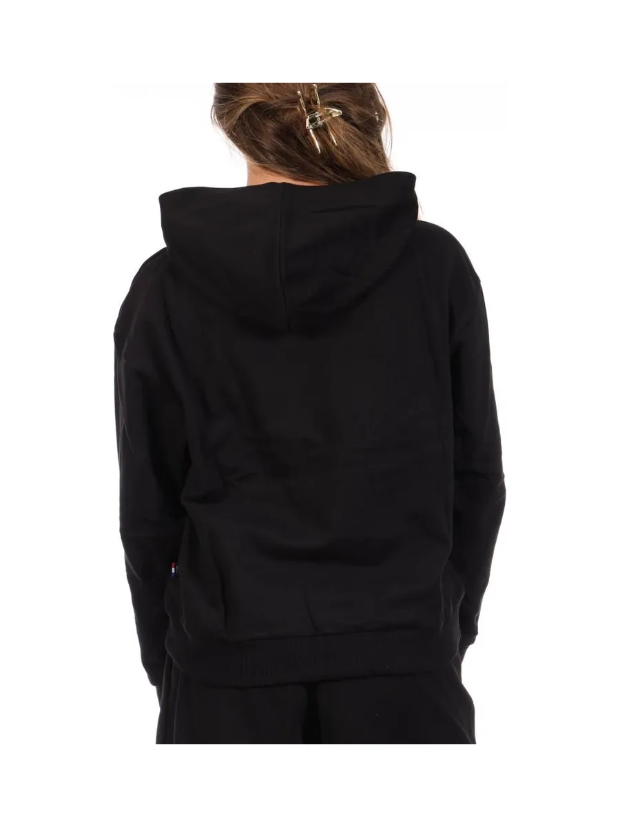 Sweat Noir Femme Puma Emboridery Comfo 3