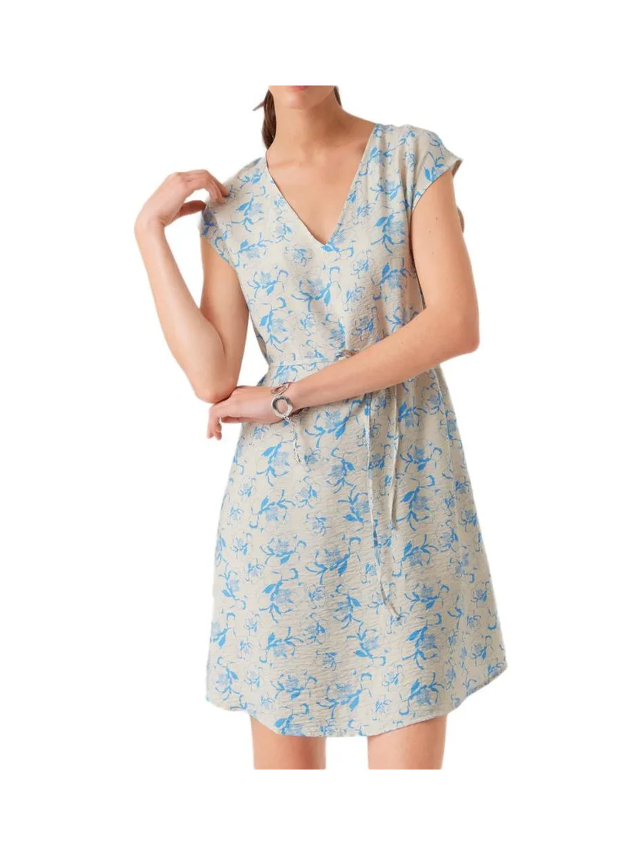 Robe Beige/Bleu Femme Vero Moda 10296346 2