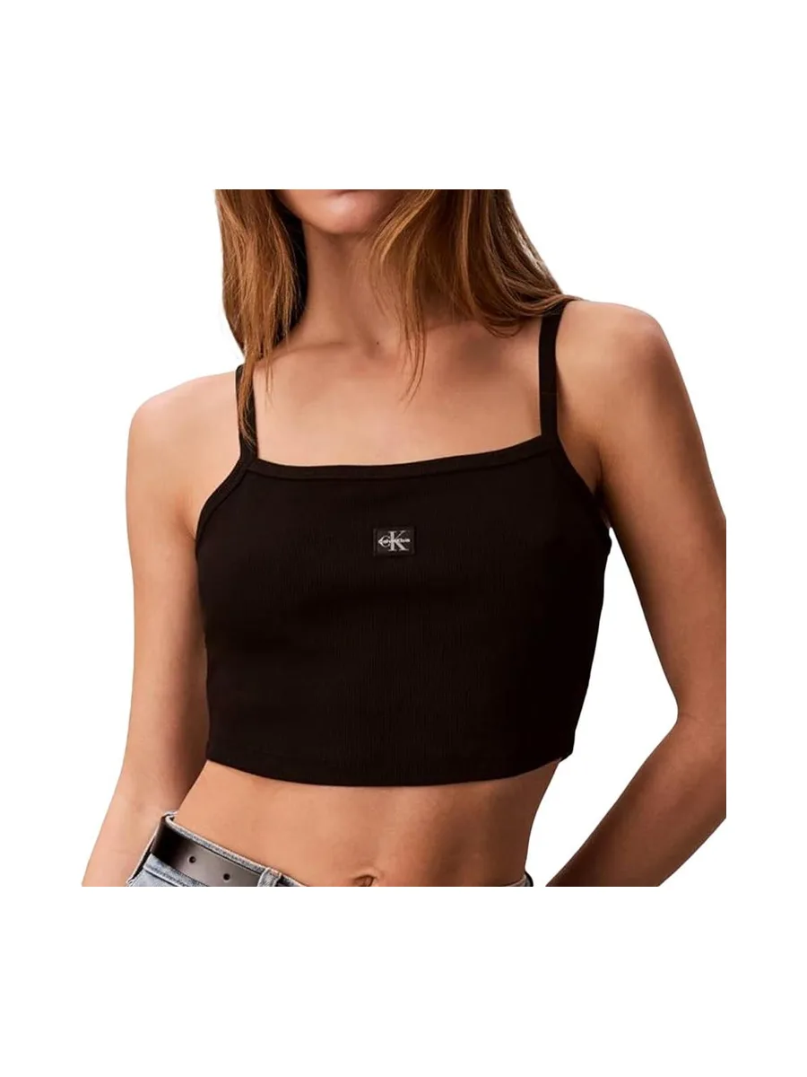Brassière Noire Femme Calvin Klein Jeans Woven 2