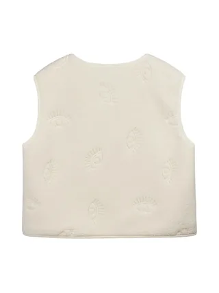 Gilet Blanc Femme Teddy Smith Eyes 2