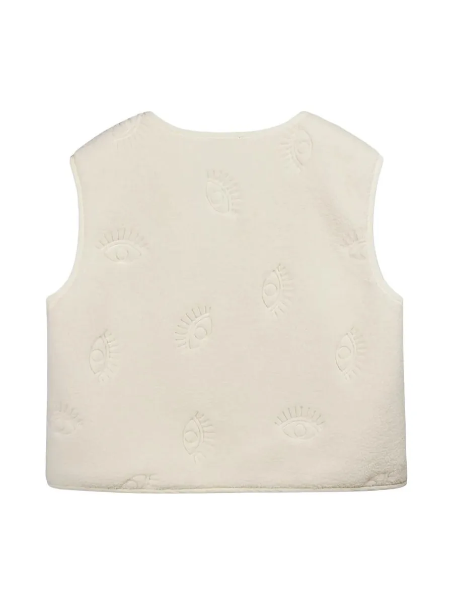 Gilet Blanc Femme Teddy Smith Eyes 3