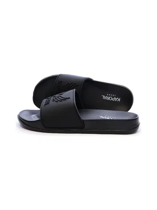 Claquettes Noir Femme Kaporal Bapo 1