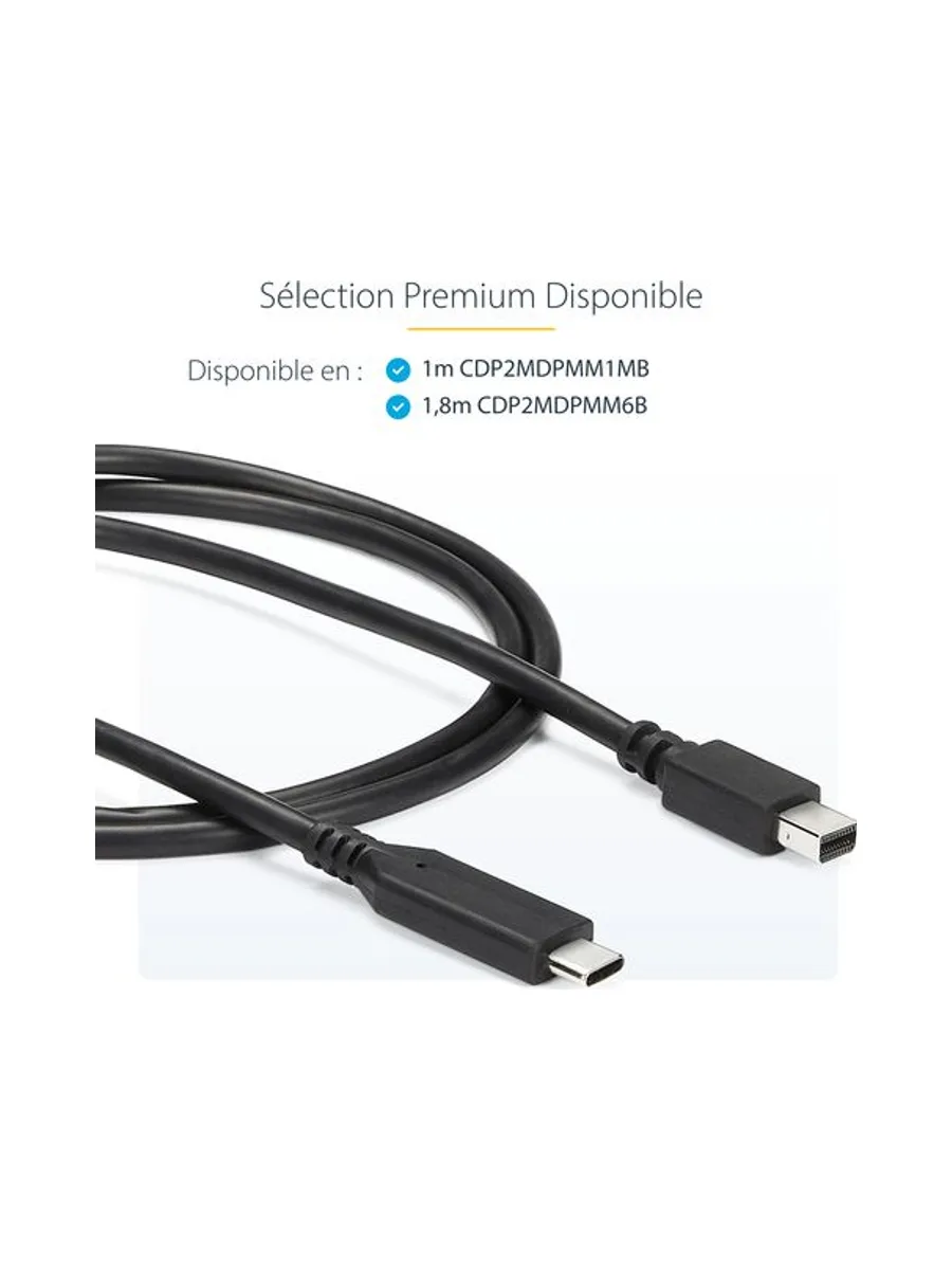 Cable USB C to Mini DisplayPort 1m/3ft 10