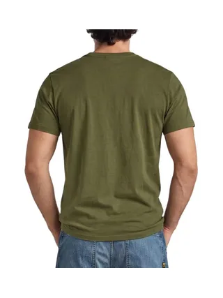 T-shirt Vert Foncé Homme G-Star Raw D25949 DGR 3