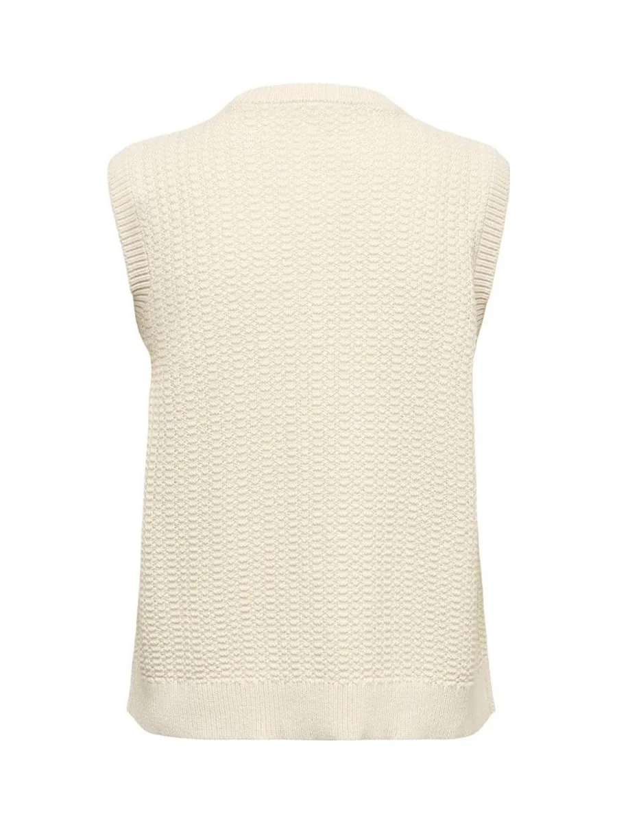 Pull Sans manches Beige Femme JDY Stella 3