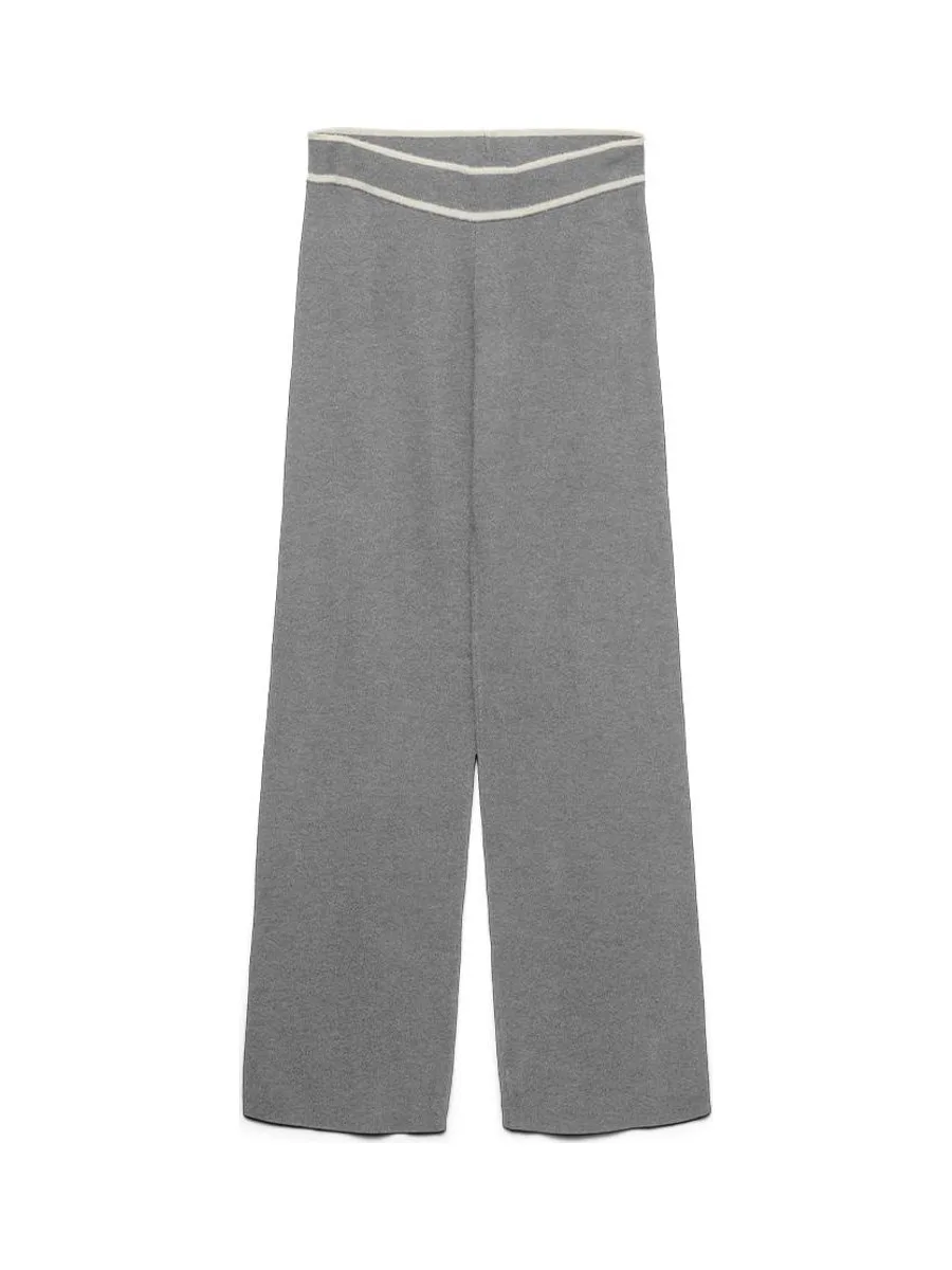 Pantalon fluide Gris Femme Vero Moda Contrast 1