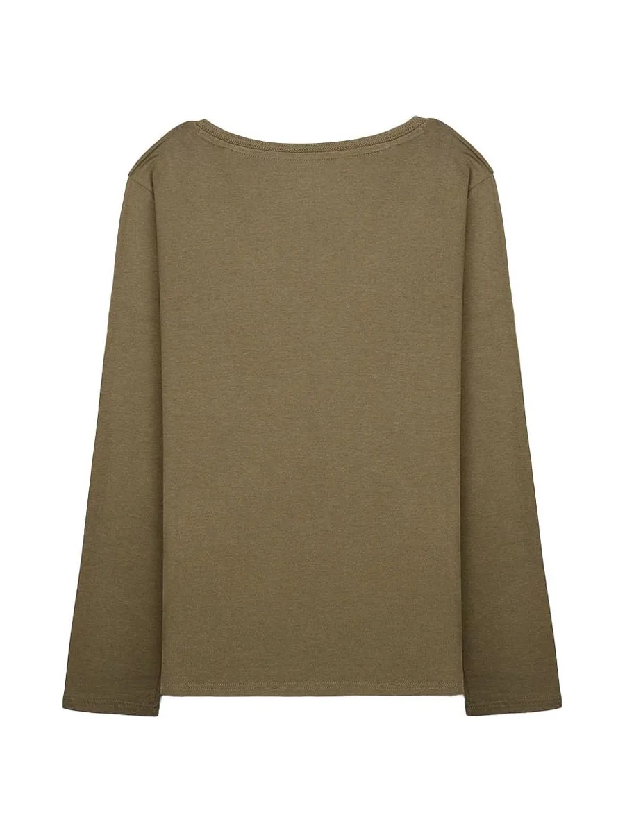 T-shirt Kaki Femme Teddy Smith Miana 2