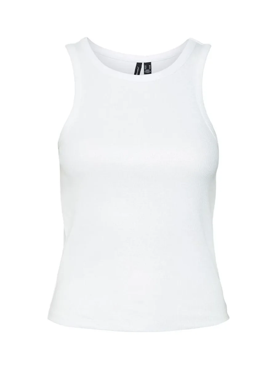 Débardeur Blanc Brillant Femme Vero Moda Isa 2