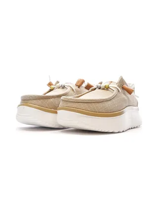 Chaussures Beiges/Dorées Femme Hey Dude Wally Sport Mesh 6