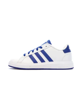 Baskets Blanc/Bleu Garçon Junior Adidas Grand Court 2.0 1