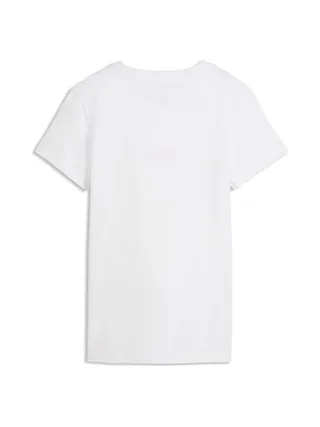 T-Shirt Blanc Femme Puma Metalli 2