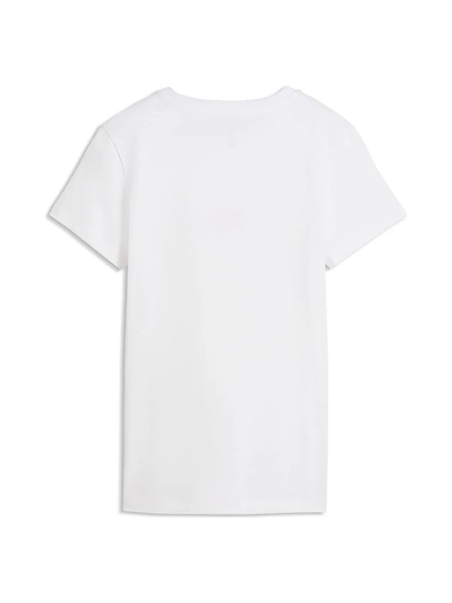 T-Shirt Blanc Femme Puma Metalli 3