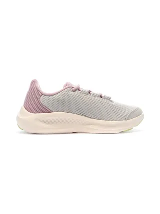 Chaussures de Running Gris/Rose Femme Under Armour Charged Pursuit 3 2