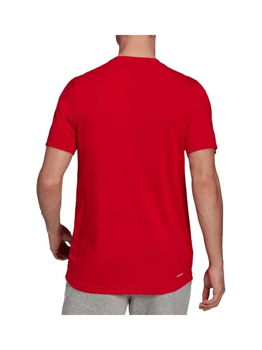T-Shirt Rouge Homme Adidas FrT 3