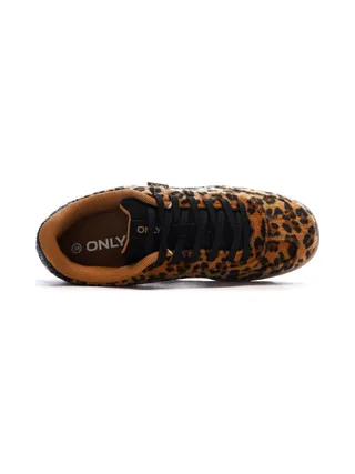 Baskets Camel/Noires Femme Only Sandra 4