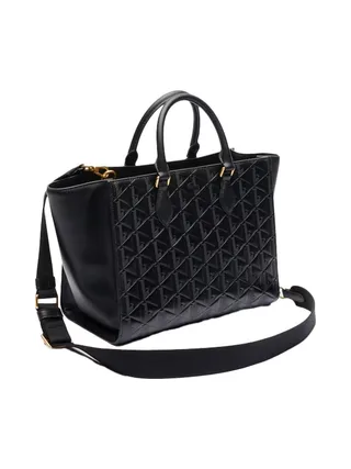 Sac à main Noir Femme Lacoste Lage Maheki Monogram 2