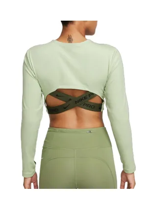 T-Shirt Vert Femme Nike Crop 2