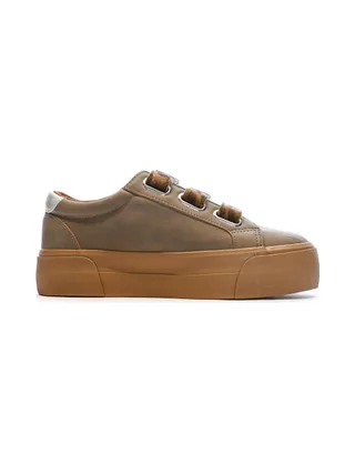 Baskets Beige Kaporal Clovia Leopard 2