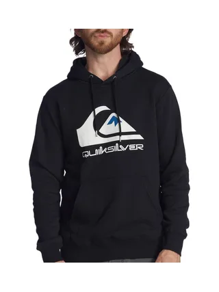 Sweat Noir Homme Quiksilver Biglogohood 1