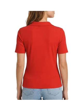 Polo Rouge Femme Morgan DROSSO 2
