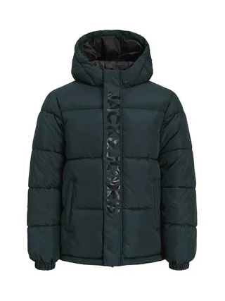 Doudoune Vert Foncé Garçon Jack & Jones Haste Puffer 2