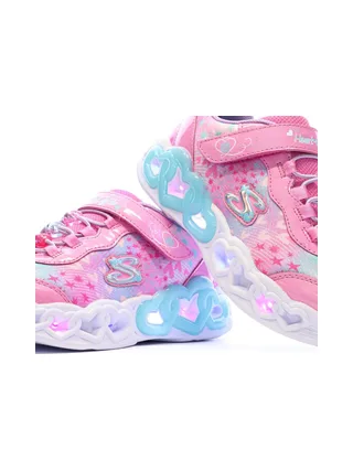 Baskets Roses/Mauves Fille Skechers Infinite Heart 7