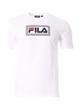 T-shirt Blanc Homme Fila Build 1