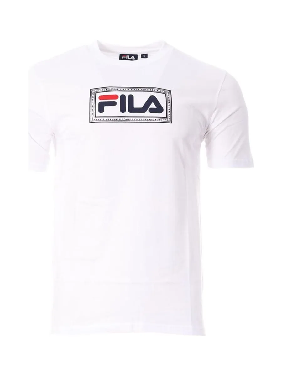 T-shirt Blanc Homme Fila Build 2