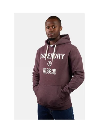 Sweat-shirt à capuche SUPERDRY Vintage Corp Logo Marl 1