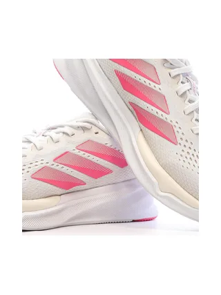 Baskets Blanches/Roses Femme Adidas Stride 7