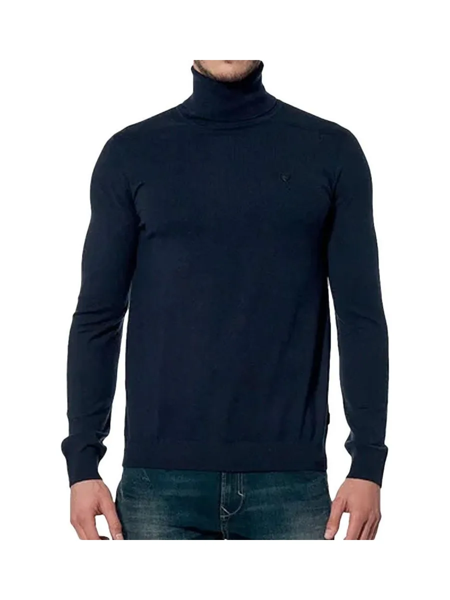 Pull Col Roulé Marine Homme Kaporal Arianh 2