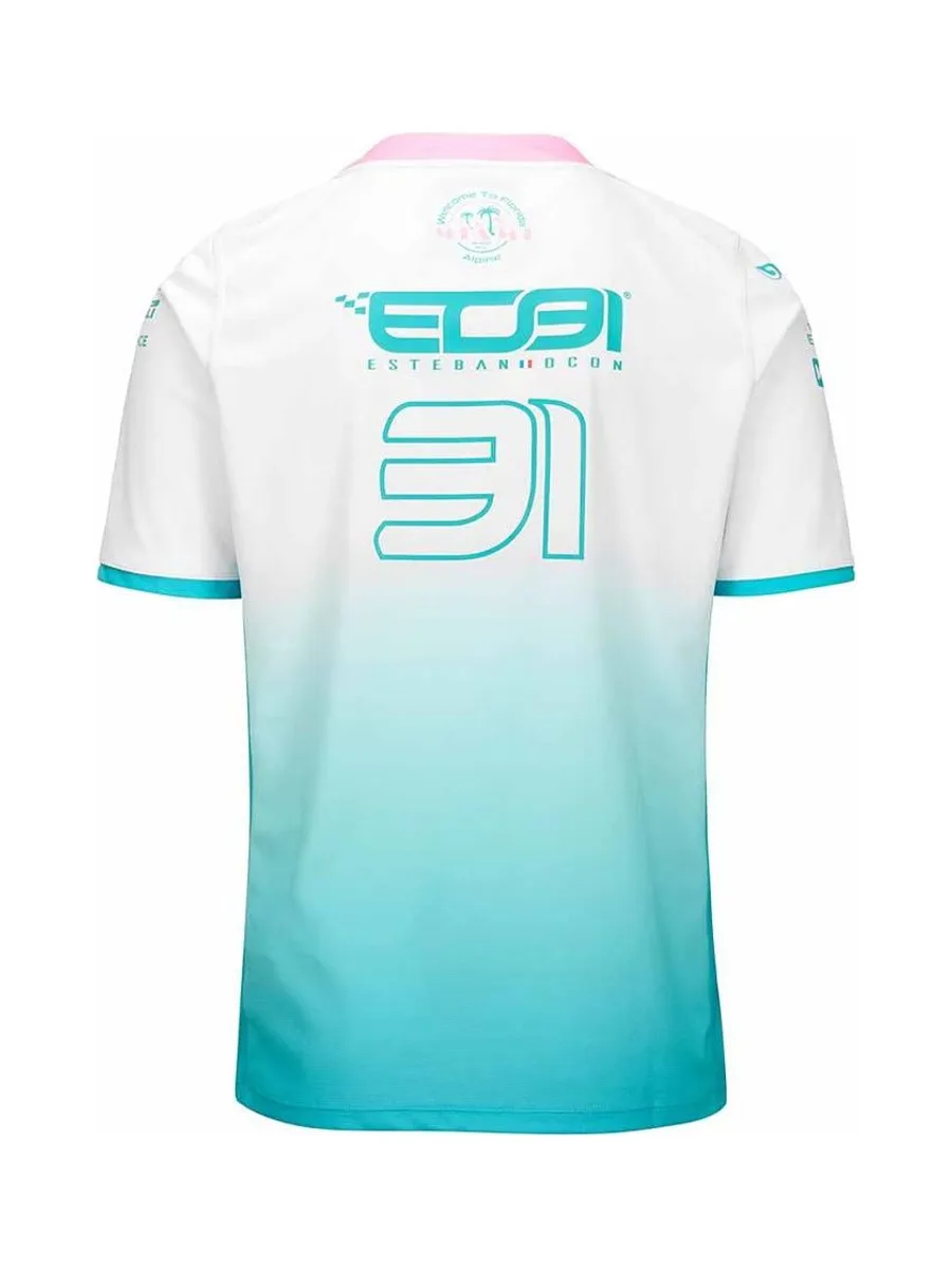 Maillot Blanc/Rose Homme Kappa Kombat 3