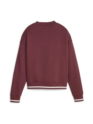 Sweat Bordeaux Femme Puma W Squad Crew 2