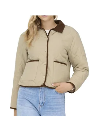 Veste Beige Femme JDY Quilted Barn 1