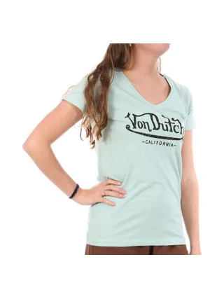 T-Shirt Bleu Femme Von Dutch LVE 1