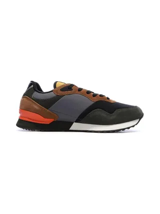 Baskets Marine/Kaki/Rouge Homme Pepe jeans Brit Road M 2
