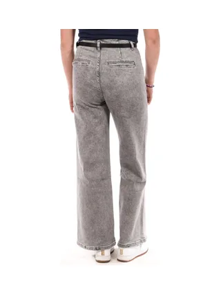 Jean Droit Gris Femme Monday Premium 109 2