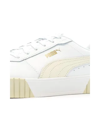 Baskets Beige/Blanc Femme Puma Carina 7