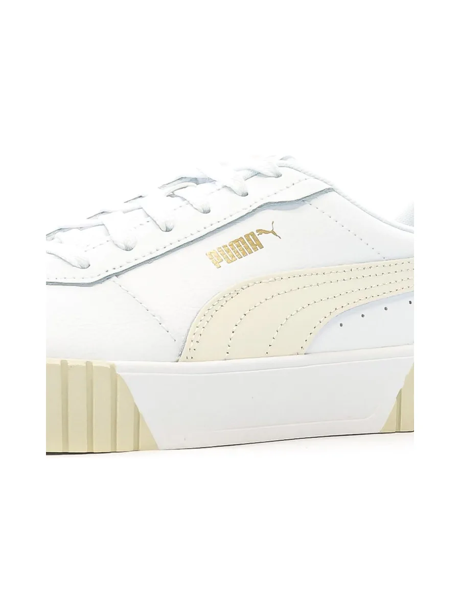 Baskets Beige/Blanc Femme Puma Carina 7