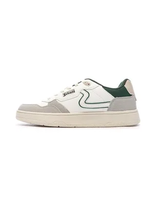 Baskets Blanches/Grises/Vertes Homme Schott Darcy 1