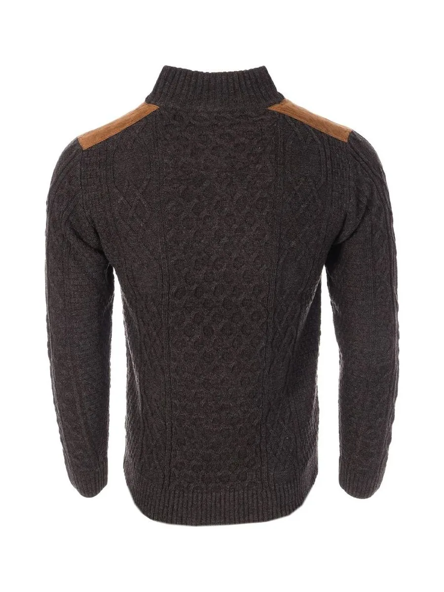 Pull Gris Homme RMS26 Irlandais 3