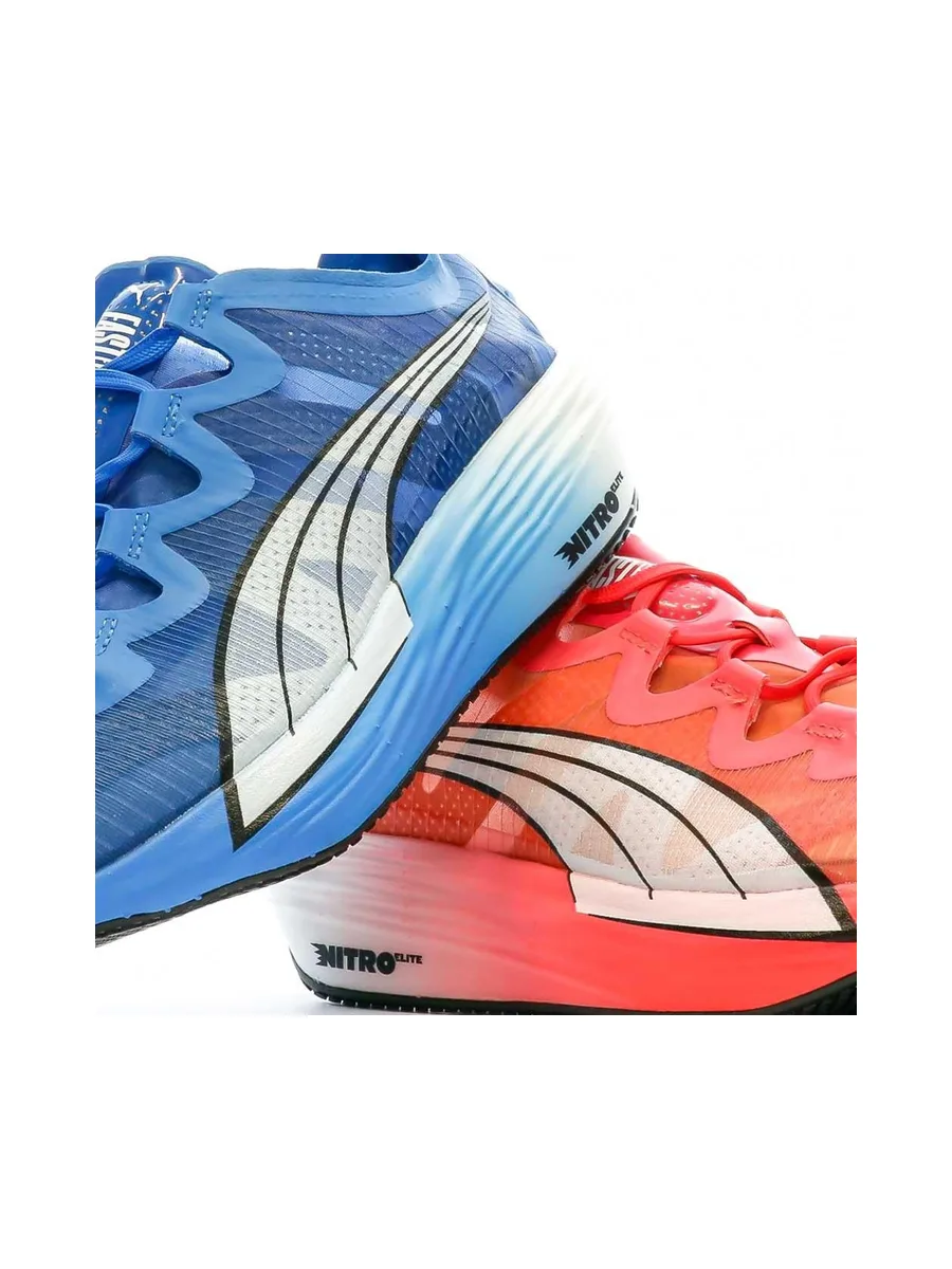 Chaussures de running Bleu/Rouge Homme Puma Fast Nitro 8