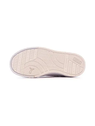 Basket Blanches/Mauves/Jaunes Fille Puma Carina Mia 5
