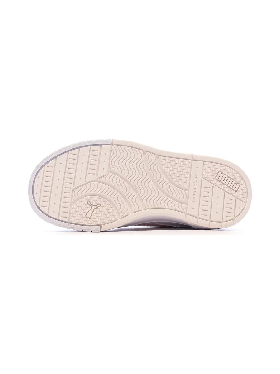 Basket Blanches/Mauves/Jaunes Fille Puma Carina Mia 6