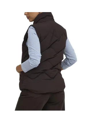 Doudoune sans manches Marron Femme JDY Power 2
